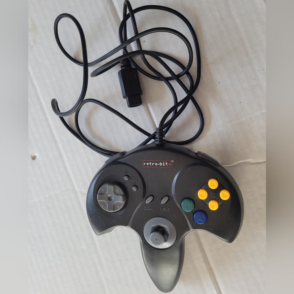Retro Bit N64 Controller "Solid Black"